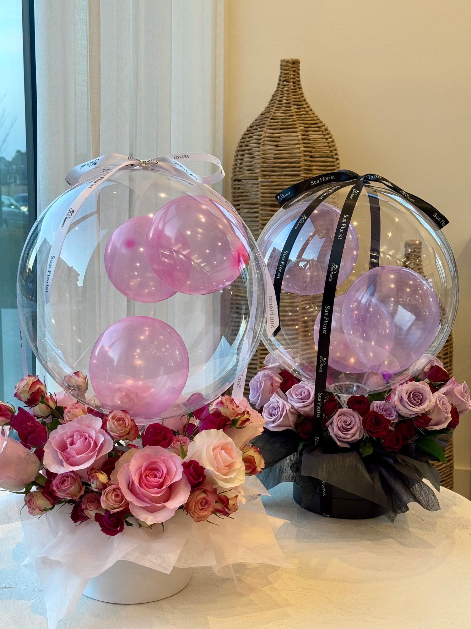 Blooming Bubbles — hand-composed fresh florals by Sun Florist, made to order.