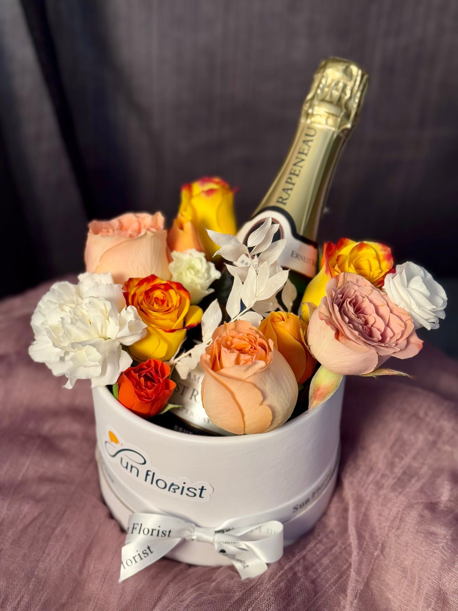 Sweet Embrace — hand-composed fresh florals by Sun Florist, made to order.