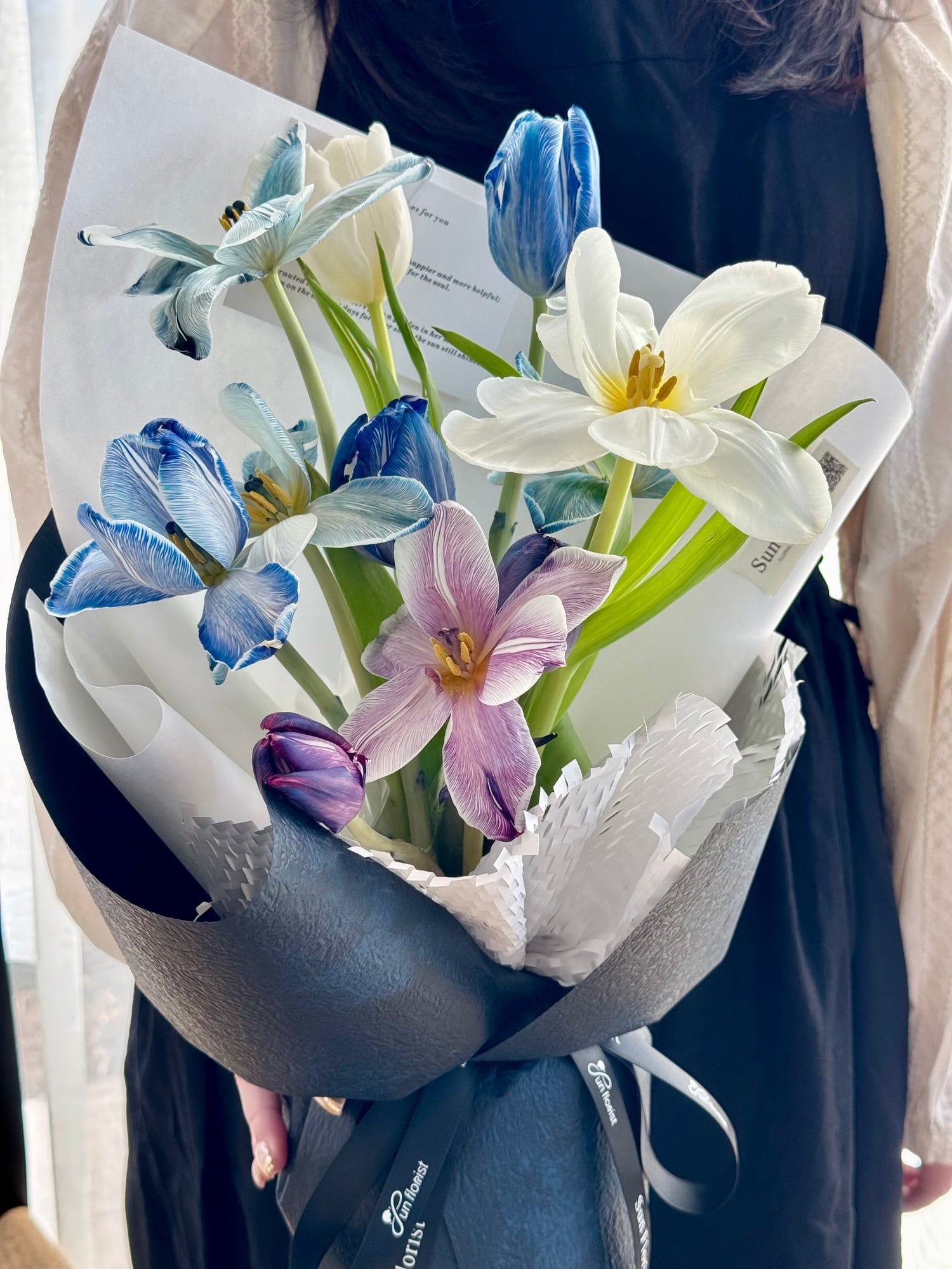 Navy Blue Tulips — view 3