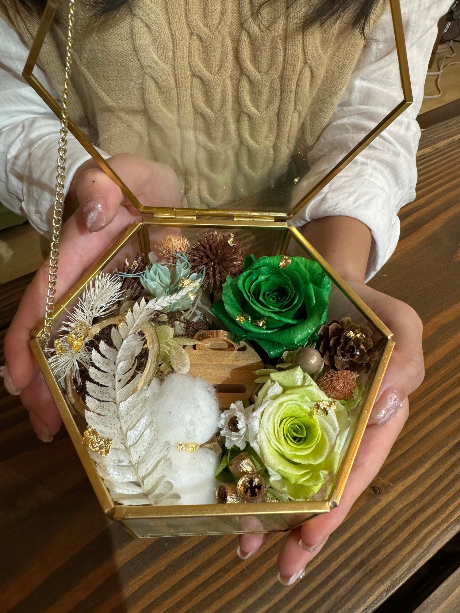 Glass Vintage Jewelry Box — view 3