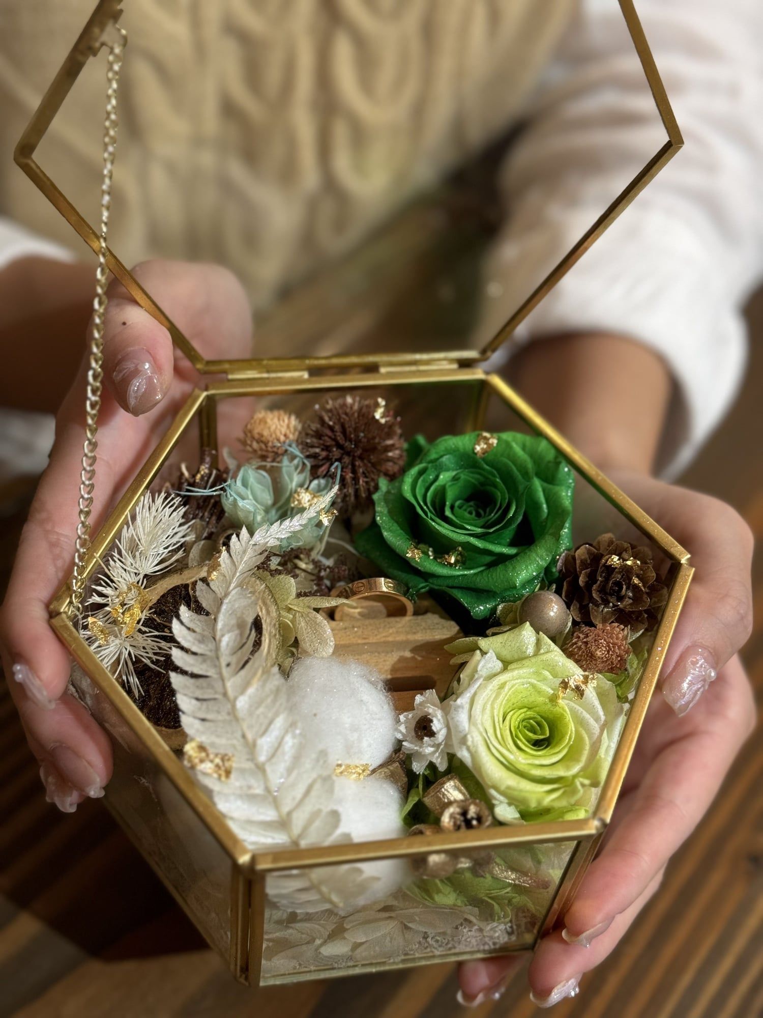 Glass Vintage Jewelry Box — view 4