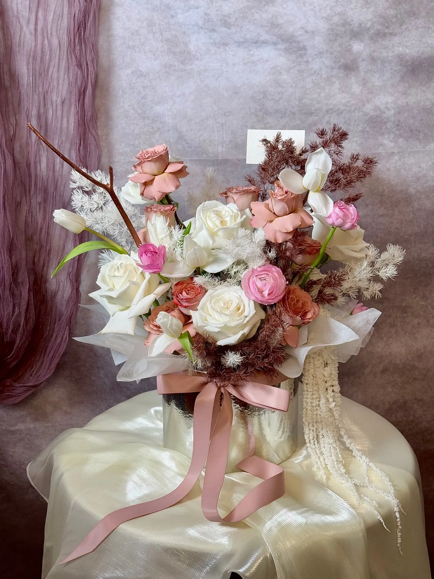 Lover’s Symphony — hand-composed fresh florals by Sun Florist, made to order.