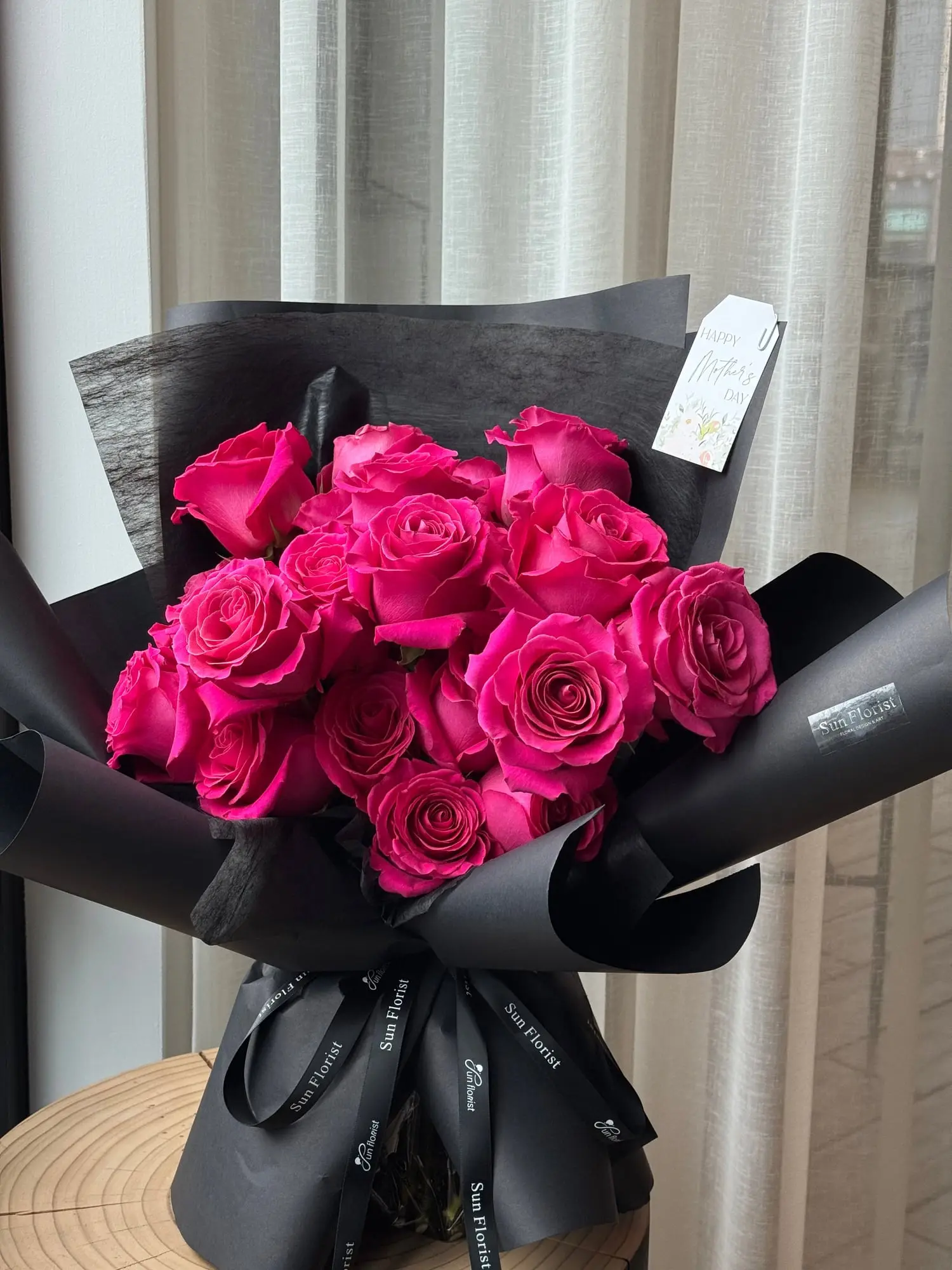 Pink Floyd — hand-composed fresh florals by Sun Florist, made to order.