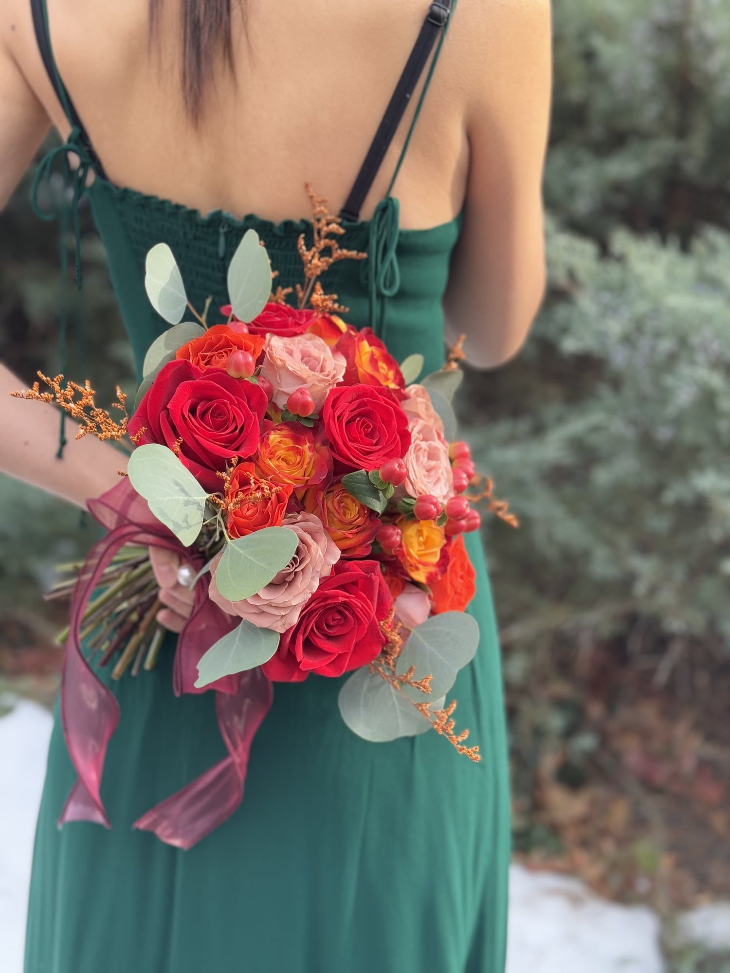Freedom & Cappuccino Bridal Bouquet — view 3