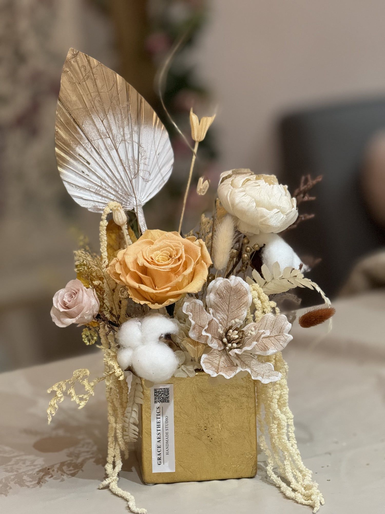Gold Preserved Centerpiece — view 3