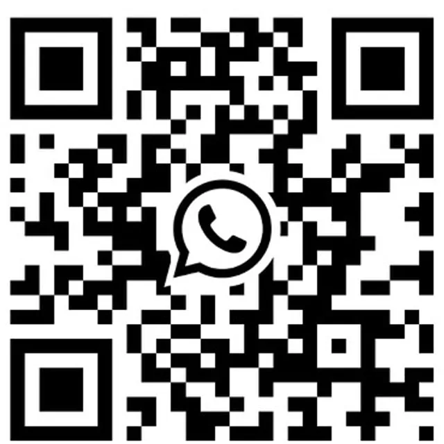 WhatsApp QR code — scan to message Sun Florist